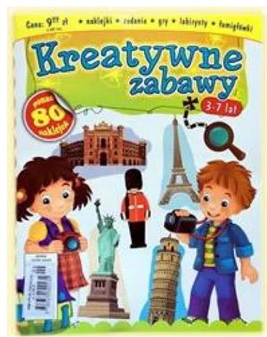 KREATYWNE ZABAWY 80 NAKLEJEK
