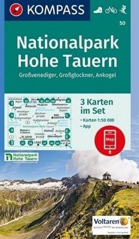 Mapa Nationalpark Hohe Tauern