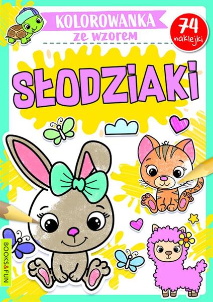 SŁODZIAKI. KOLOROWANKA ZE WZOREM