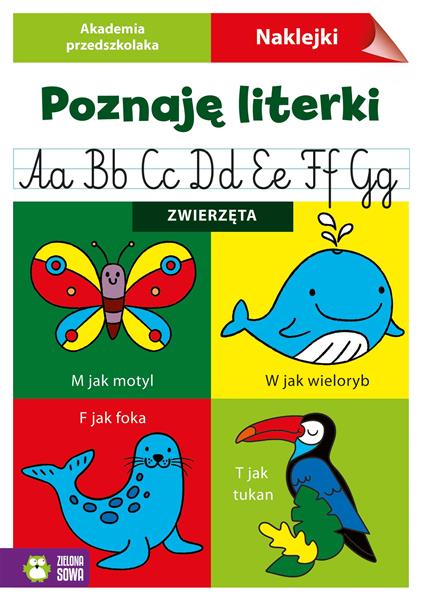 AKADEMIA PRZEDSZKOLAKA. POZNAJĘ LITERKI. ZWIERZĘTA