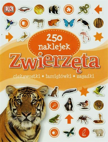 ZWIERZĘTA 250 NAKLEJEK