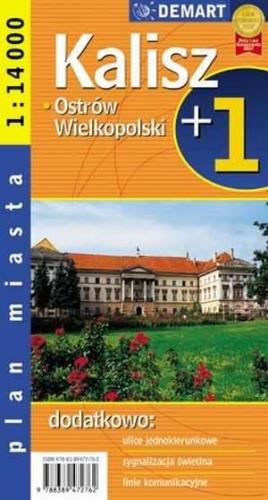 KALISZ, OSTRÓW WIELKOPOLSKI PLAN MIASTA + 1