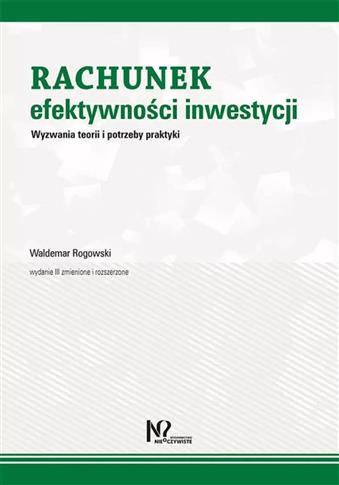 Rachunek efektywności inwestycji. Wyzwania teorii