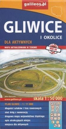 MAPA DLA AKTYWNYCH - GLIWICE I OKOLICE 1:50 000