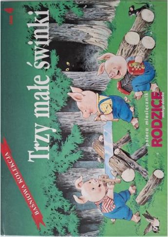 TRZY ŚWINKI. ROZKŁADANKI.