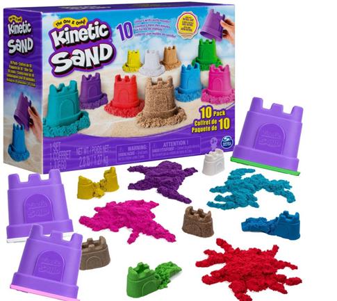 Kinetic Sand Piasek Kinetyczny zestaw 10 kolorów