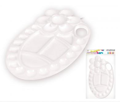 STARPAK PLASTIKOWA PALETA DO FARB - KWIATEK