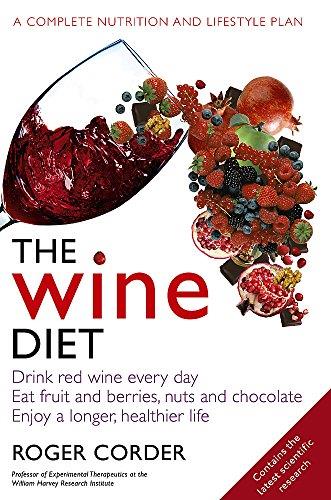 THE WINE DIET BY ROGER CORDER PAPERBACK BOOK FREE