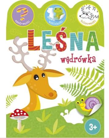 LEŚNA WĘDRÓWKA. ZGADYWANKI, WYKLEJANKI, KOLOROWANK