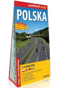 Comfort! Map. Polska laminowana mapa samochodowa