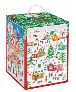 Puzzlove CzuCzu Zima puzzle 4x150 elementów