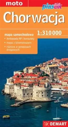 Mapa samochodowa. Chorwacja, 1:310000