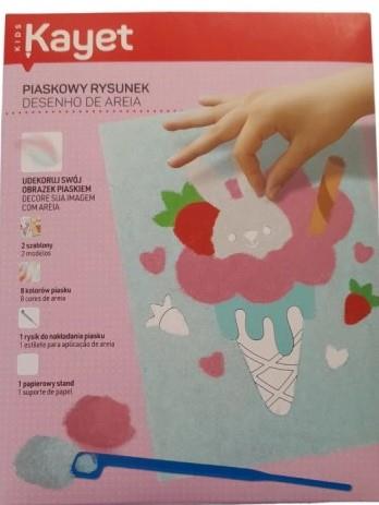 PIASKOWY RYSUNEK LODY