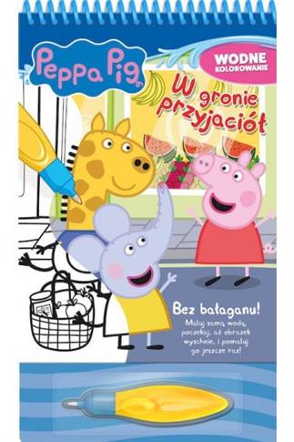 Peppa Pig. Wodne kolorowanie cz. 11 W gronie przyj