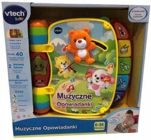 KSIĄŻECZKA INTERAKTYWNA VTECH MUZYCZNE OPOWIADANKI