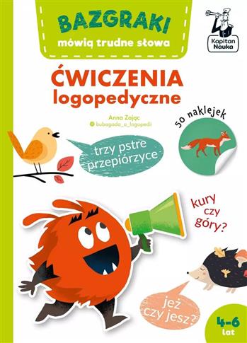 Bazgraki mówią trudne słowa.Ćwiczenia logopedyczne