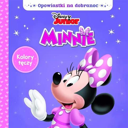 OPOWIASTKI NA DOBRANOC. DISNEY MINNIE. KOLOR TĘCZY