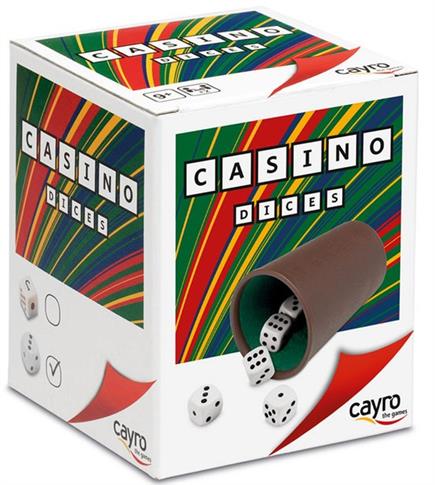 Kości oczkowe - zestaw do gry Casino