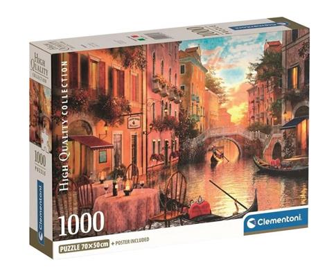 Clementoni, puzzle, Compact Venezia, Wenecja, 1000