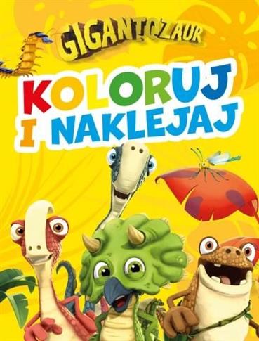 Koloruj i naklejaj! Gigantozaur