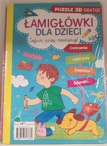 ŁAMIGŁOWKI DLA DZIECI PUZZLE 3D GRATIS