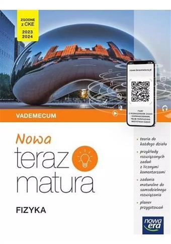 Teraz matura 2023. Fizyka. Vademecum.z.rozszerzony