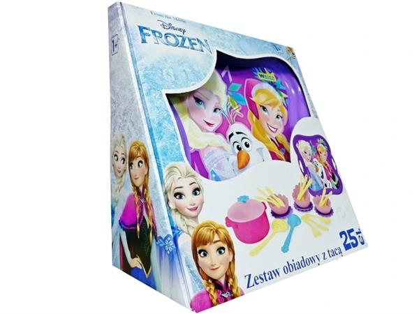 WADER ZESTAW OBIADOWY Z TACĄ 25 EL NACZYNIA FROZEN