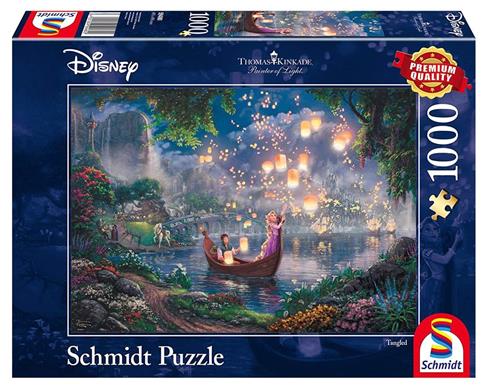 Schmidt, puzzle, Disney, Thomas Kinkade, Roszpunka