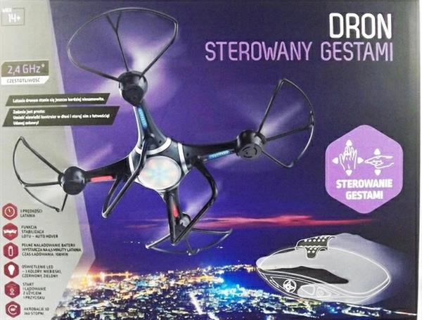 DRON STEROWANY GESTAMI