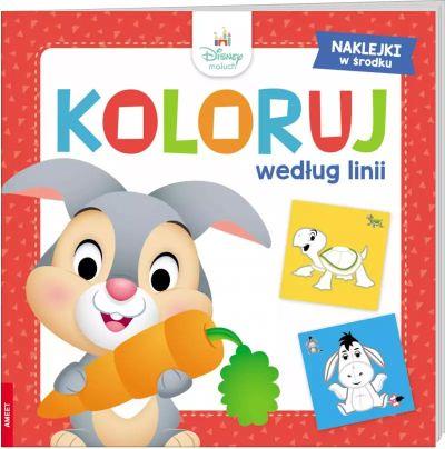 DISNEY MALUCH. KOLORUJ WEDŁUG LINII