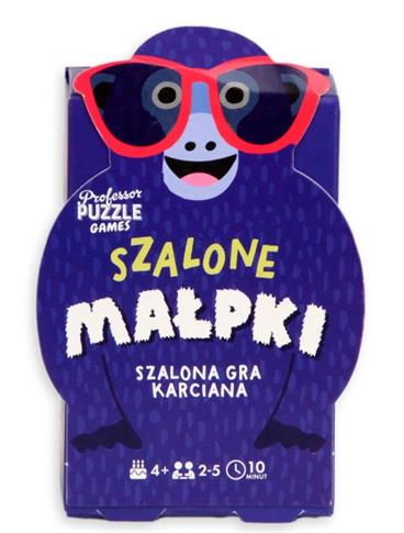 Szalone małpki gra rodzinna Professor Puzzle