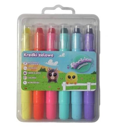 Kredki żelowe TM Toys 6 szt.