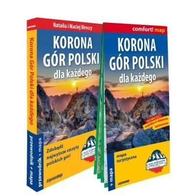 Korona Gór Polski dla każdego 2w1: przewodnik + ma