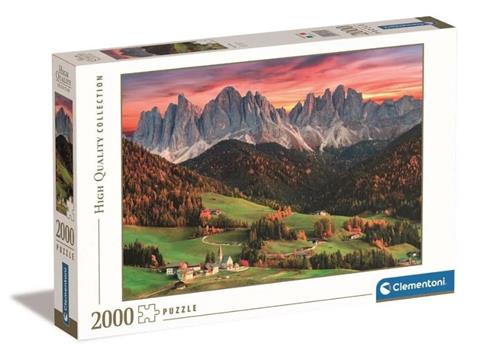 Clementoni, puzzle, Val Di Funes, 2000 el.