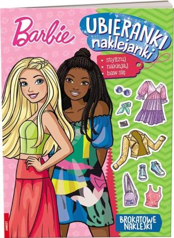 BARBIE. UBIERANKI, NAKLEJANKI