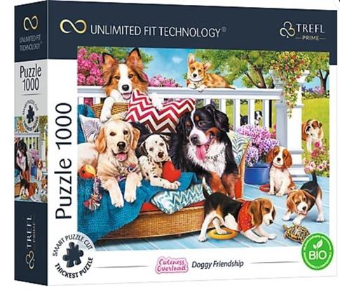 Trefl, Puzzle Prime Doggy Friendship, 1000 el.