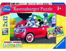 PUZZLE 2X12EL MINNIE I PRZYJACIELE 075652 RAVENSBU