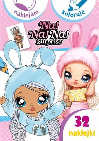 NAKLEJAM I KOLORUJĘ. NA! NA! NA! SURPRISE