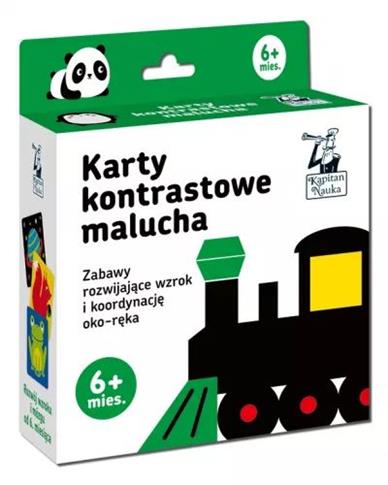 Karty kontrastowe malucha. 6+ miesięcy