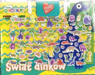 LUBIĘ DINOZAURY. KOCHAM NAKLEJAĆ CZ. 1 ŚWIAT DINKÓ
