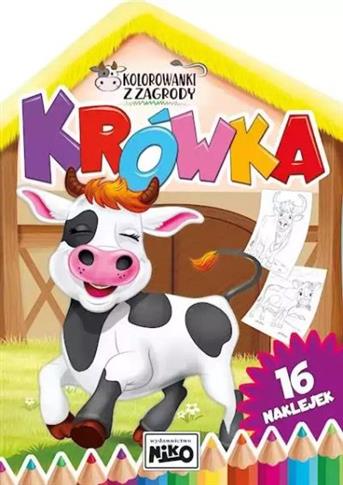 KOLOROWANKI Z ZAGRODY. KRÓWKA