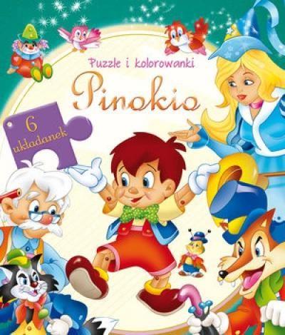 Pinokio. Puzzle i kolorowanki