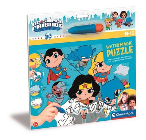PUZZLE 15 EL. WATER MAGIC DC SUPERFRIENDS CLEMENTO