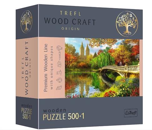 Trefl, puzzle drewniane, Wood Craft, Central Park