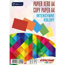 PAPIER KSERO A4, 5 INTENSYWNYCH KOLORÓW X 20 SZT.