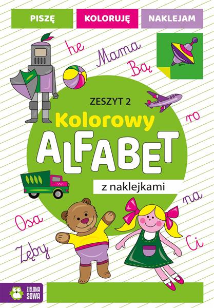 ZESZYT DWA KOLOROWY ALFABET