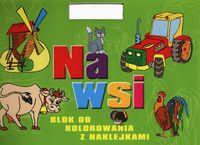 NA WSI BLOK DO KOLOROWANIA Z NAKLEJKAMI
