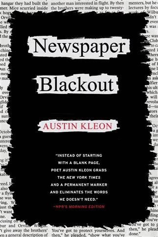 Newspaper Blackout: Austin Kleon