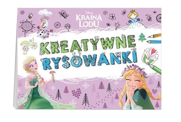 DISNEY. KRAINA LODU. KREATYWNE RYSOWANKI