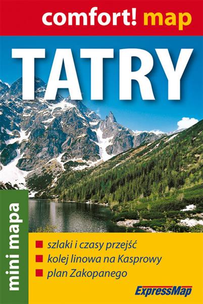 COMFORT!MAP TATRY 1:80 000 MINI MAPA